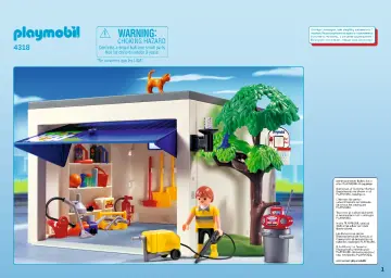 Összeszerelési útmutatók Playmobil 4318 - Garázs (1)