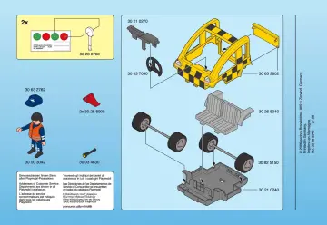 Notices de montage Playmobil 4319-A - Agent de signalisation / voiture (2)