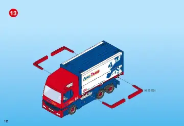 Bauanleitungen Playmobil 4323-A - LKW mit Anhänger (12)