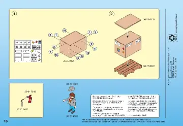 Notices de montage Playmobil 4323-A - Routier avec camion et remorque (16)