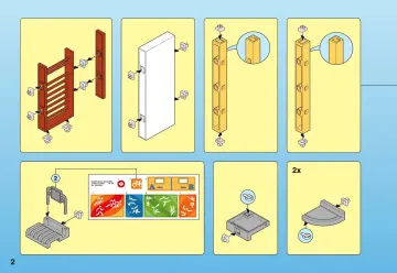Bauanleitungen Playmobil 4325-A - Sporthalle (2)