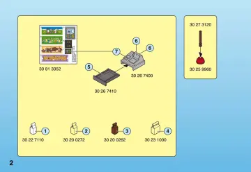 Bauanleitungen Playmobil 4327-A - Kiosk mit Hausmeister (2)