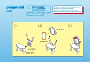 Bauanleitungen Playmobil 4338-A - MultiSet Mädchen (1)