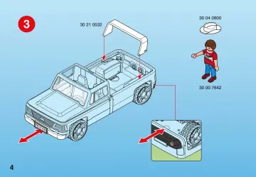 Notices de montage Playmobil 4340-A - Pick-up à emporter (4)