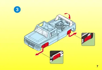 Notices de montage Playmobil 4340-A - Pick-up à emporter (7)