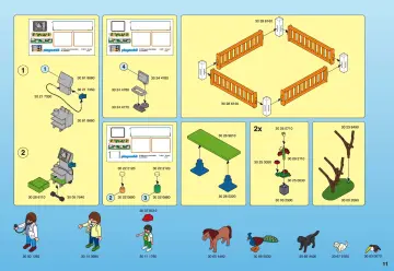 Bauanleitungen Playmobil 4343-A - Tierklinik mit Gehegen (11)