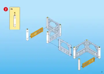 Bauanleitungen Playmobil 4344-A - Tierpflegestation mit Freigehege (3)