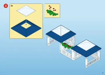 Bauanleitungen Playmobil 4344-A - Tierpflegestation mit Freigehege (4)