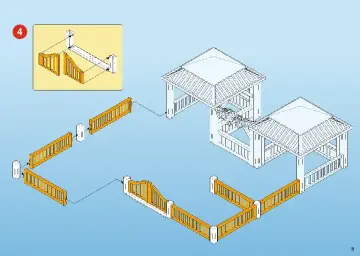 Bauanleitungen Playmobil 4344-A - Tierpflegestation mit Freigehege (5)