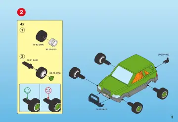 Notices de montage Playmobil 4345-A - Vétérinaire avec 4x4 (3)