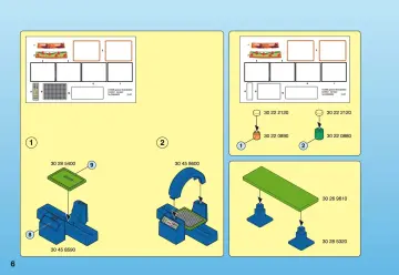 Notices de montage Playmobil 4346-A - Equipe vétérinaires et salle d’opération (6)