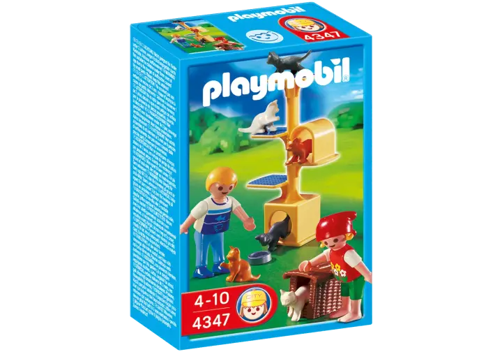 Playmobil 4347-A - Enfants et arbre à chats - BOX