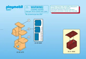 Bauanleitungen Playmobil 4347-A - Katzenbaum (1)
