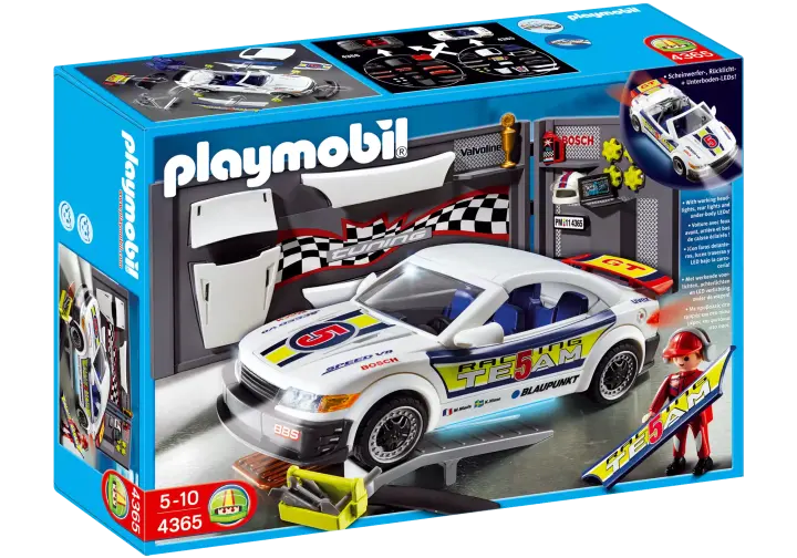 Playmobil 4365-A - Tuning-Rennwagen mit Licht - BOX