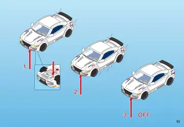 Bauanleitungen Playmobil 4365-A - Tuning-Rennwagen mit Licht (11)
