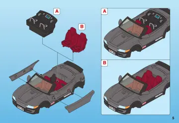 Bauanleitungen Playmobil 4366-A - Tuning-Sportwagen mit Sound (5)