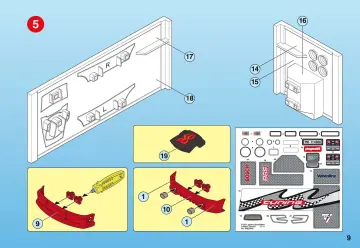 Bauanleitungen Playmobil 4366-A - Tuning-Sportwagen mit Sound (9)