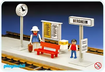 Playmobil 4371-A - Kleiner Bahnsteig