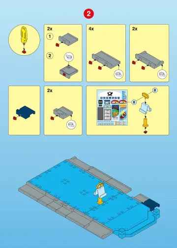 Bauanleitungen Playmobil 4400-A - Postamt (3)