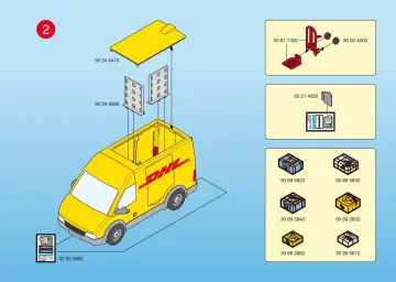 Notices de montage Playmobil 4401-A - Coursier / camionnette (3)