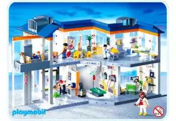 Playmobil 4404-A - Großes Krankenhaus mit Einrichtung