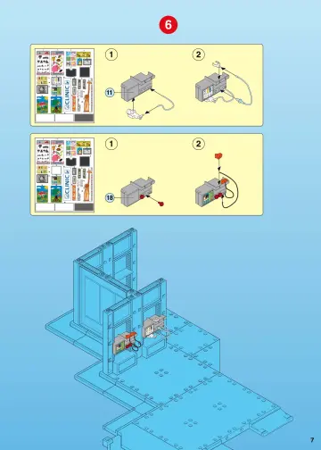 Notices de montage Playmobil 4404-A - Grand hôpital (7)