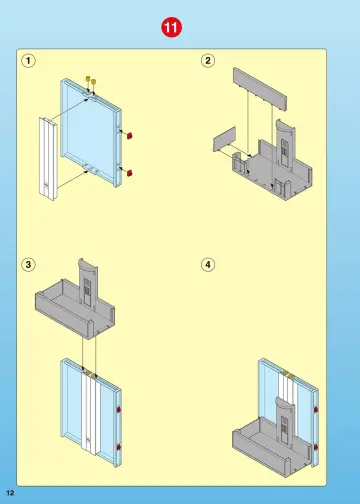 Notices de montage Playmobil 4404-A - Grand hôpital (12)