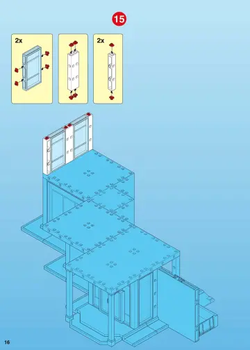 Notices de montage Playmobil 4404-A - Grand hôpital (16)