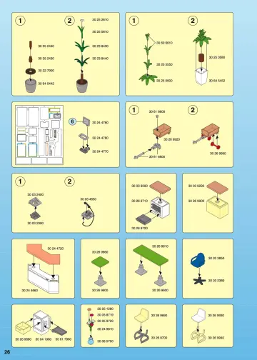 Notices de montage Playmobil 4404-A - Grand hôpital (26)