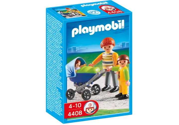 Playmobil 4408-A - Papa / enfant / landau - BOX