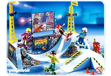 Playmobil 4414-A - Skaterpark mit Halfpipe