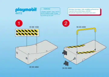 Bauanleitungen Playmobil 4415-A - 2 Skater mit Rampe (1)