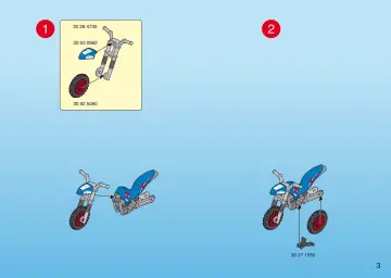 Bauanleitungen Playmobil 4416-A - Motocross-Fahrer mit Rampe (3)