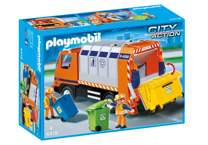 Playmobil 4418-A - Camion de recyclage ordures - BOX