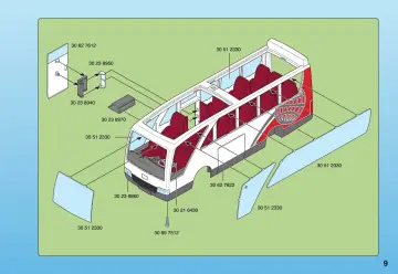Notices de montage Playmobil 4419-A - Autocar (9)