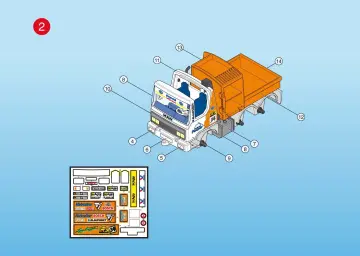 Notices de montage Playmobil 4420-A - Pilotest / camion de rallye (3)