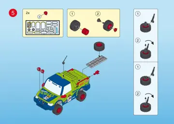 Bauanleitungen Playmobil 4421-A - Rallye-Pickup (6)