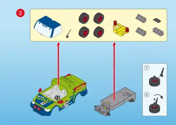 Bauanleitungen Playmobil 4421-A - Rallye-Pickup (15)