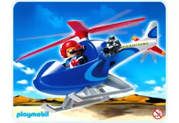 Playmobil 4423-A - Journaliste / hélicoptère