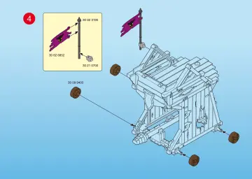 Notices de montage Playmobil 4439-A - Barbares / Tour d`assaut mobile. (5)