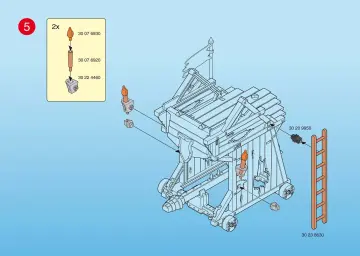 Notices de montage Playmobil 4439-A - Barbares / Tour d`assaut mobile. (6)