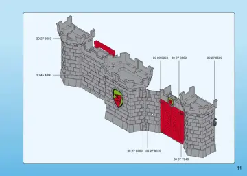 Bauanleitungen Playmobil 4440-A - Ritterburg zum Mitnehmen (11)