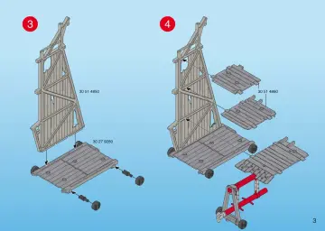 Notices de montage Playmobil 4441-A - Tour d'assaut (3)
