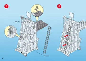 Bauanleitungen Playmobil 4441-A - Attackenturm der Drachenschlange (6)