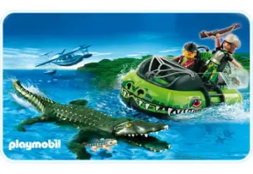 Playmobil 4446-A - Gangster-Hovercraft