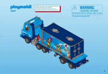 Notices de montage Playmobil 4447-A - PLAYMOBIL-Container-Truck (1)