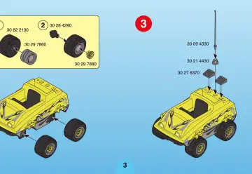 Notices de montage Playmobil 4449-A - Véhicule amphibie et gangster (3)