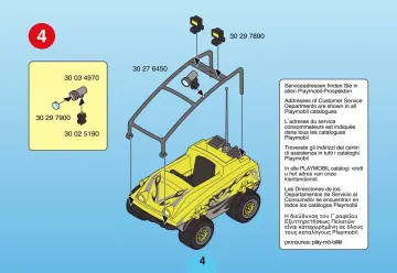 Notices de montage Playmobil 4449-A - Véhicule amphibie et gangster (4)