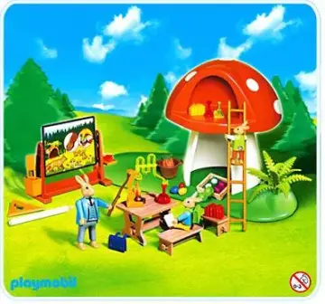 Playmobil 4455-A - Lapins / école