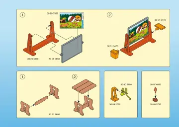 Bauanleitungen Playmobil 4455-A - Osterhasenschule (3)